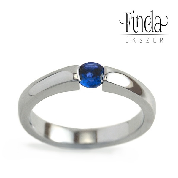 Minimal gyűrű zafírral Minimal gyűrű zafírral