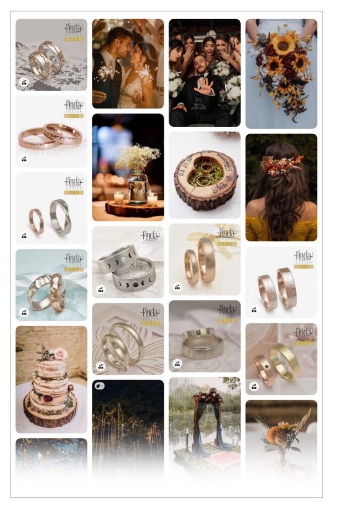 Őszi esküvő Pinterest tábla - Finda Ékszer